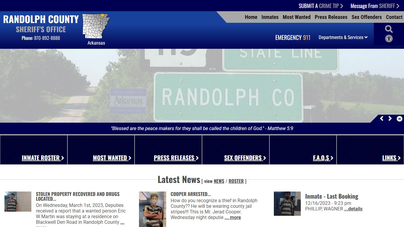 Inmate Roster (69) - Randolph County Sheriff